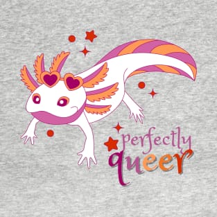 Lesbian Pride Axolotl T-Shirt